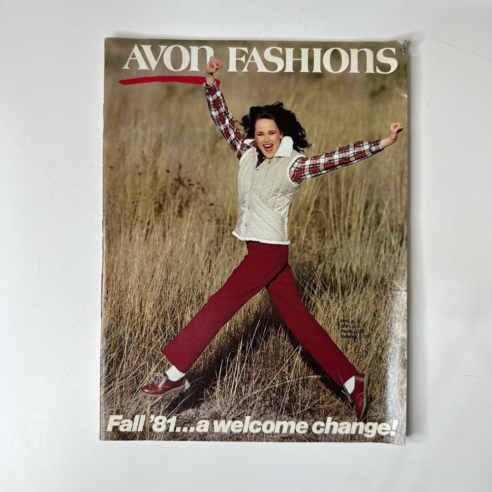 Fall 1981 Avon Fashions Catalog Retro 80s Clothing Lingerie Style Guide Vintage